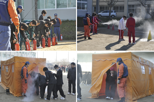 防災避難訓練